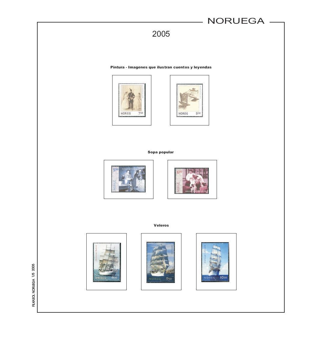 Foto FILATELIA - Material filatélico - Hojas de Sellos - Hojas por países Filkasol - Sin montar - Norfolk Island - SMNI1 - Tomo I 2000-2005