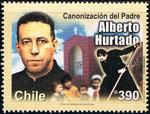 Foto FILATELIA - Sellos por países - Chile - Correo Ordinario - CHC01696 - Canonización del Padre Alberto Hurtado - ***