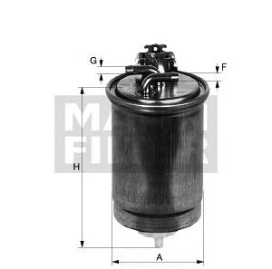 Foto filtro combustible mann-filter wk 851
