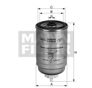 Foto filtro combustible mann-filter wk 853/8