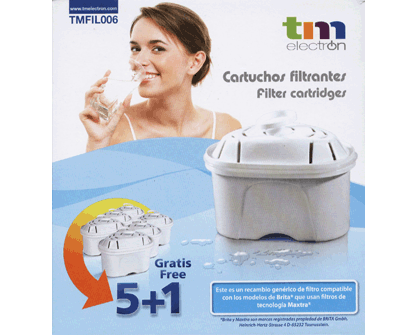 Foto Filtros genericos 5+1 compatibles Brita TMFIL006