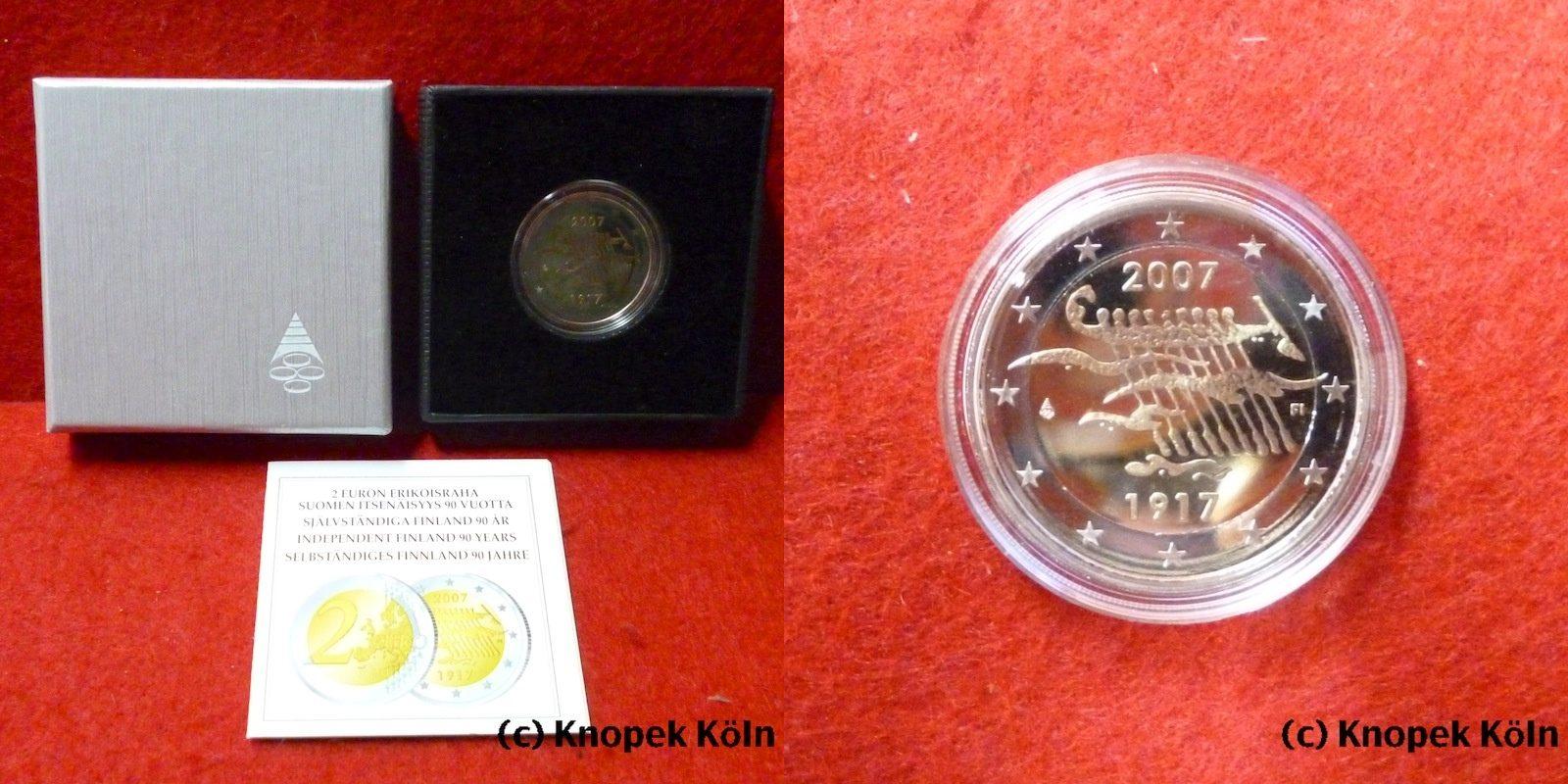 Foto Finnland 2 Euro Gedenkmünze 2007