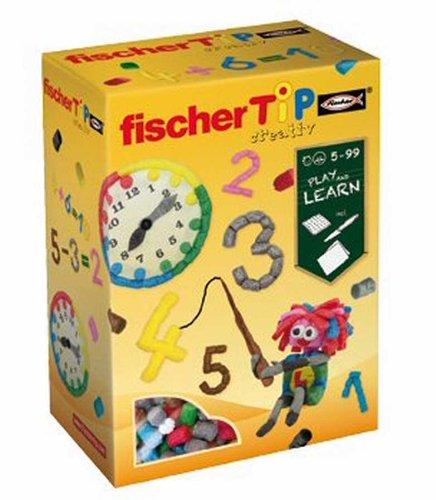 Foto fischerTiP 511926 - Juego de modelado para aprender los números y las horas (incluye 500 TiP y accesorios) [importado de Alemania]
