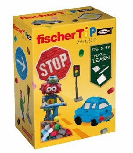 Foto fischerTiP 511927 - Juego de modelado para aprender el tráfico (incluye 500 TiP y accesorios) [importado de Alemania]