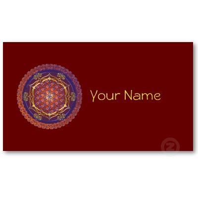 Foto Flor De La Vida/des Lebens De Blume - Adorne I Tarjeta Personal