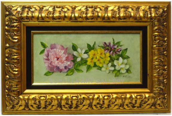 Foto Flores | Pinturas de flores en óleo sobre tabla