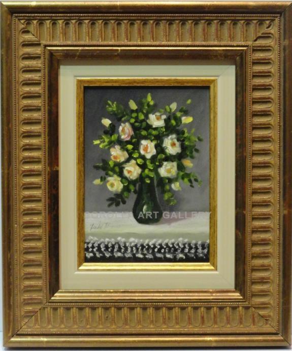 Foto Flores - 33x28 cm | Pinturas de miniaturas de colección en óleo sobre tabla