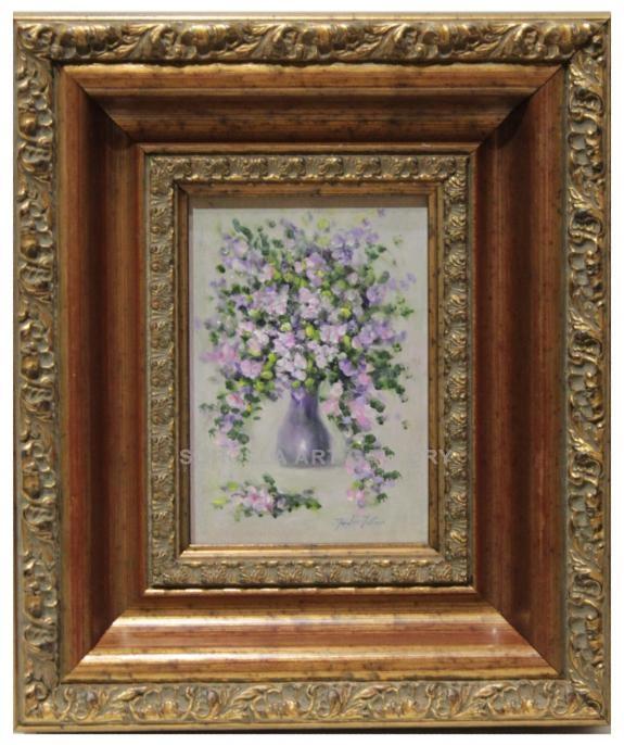 Foto Flores - 33x28 cm | Pinturas de miniaturas de colección en óleo sobre tabla