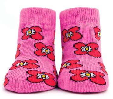 Foto Flowers Unplugged Trumpette Socks 0-12 months, Boxed Set of 6