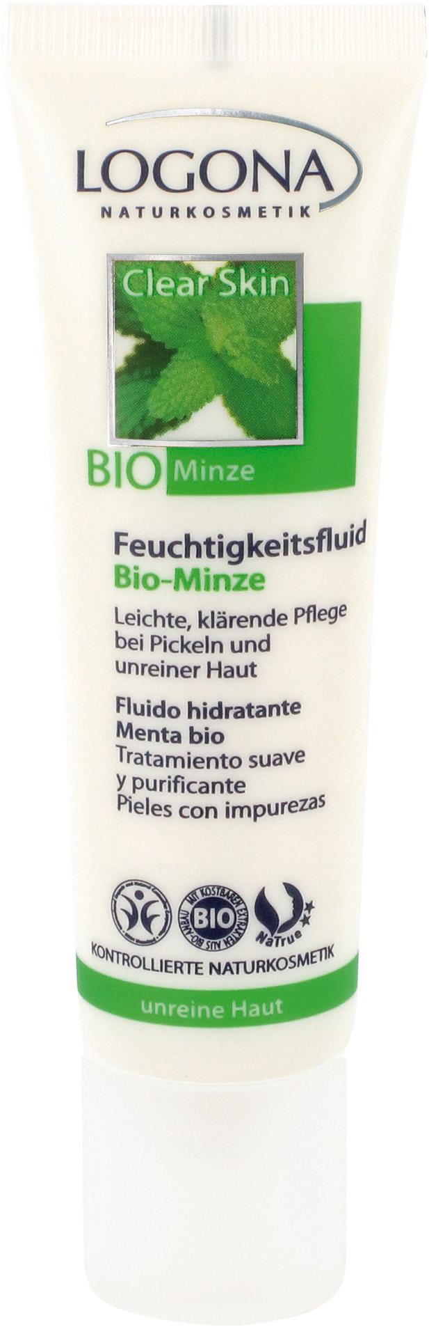 Foto Fluido hidratante Menta Bio Logona, 30ml