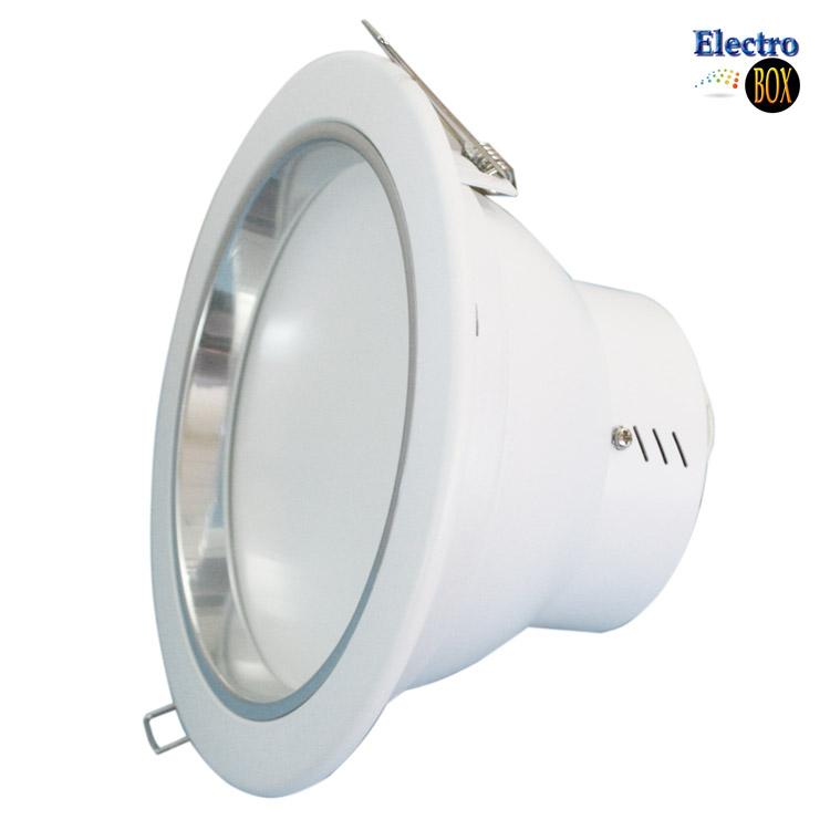 Foto Foco Leds Downlight De 15w Luz Día. Níquel