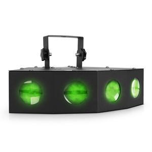Foto Foco mini LED Beamz con efecto de luz moonflower de 4 lentes
