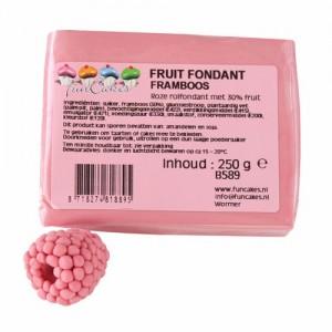 Foto Fondant funcakes rosa sabor frambuesa 250g
