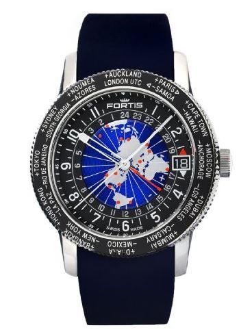 Foto Fortis b-47 world timer gmt 674.21.11 k