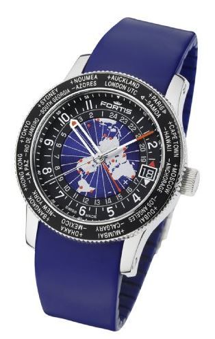 Foto Fortis b-47 world timer gmt 674.21.11 si