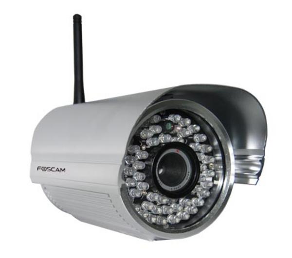Foto Foscam cámara de red de exterior wi-fi día/noche fi8905w - plateada