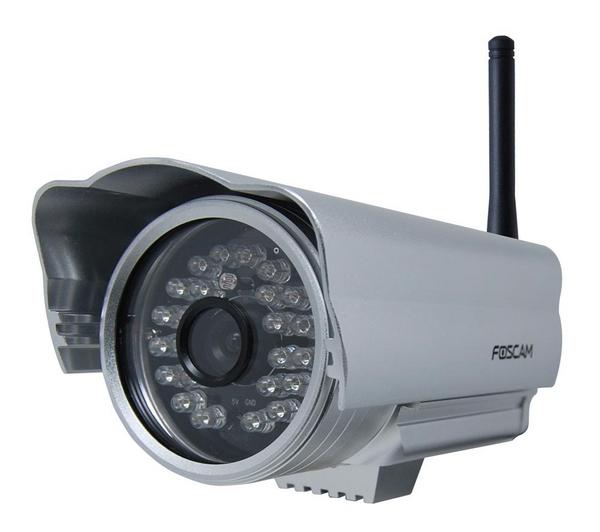 Foto Foscam Cámara IP Wi-Fi día/noche FI8904W - plata