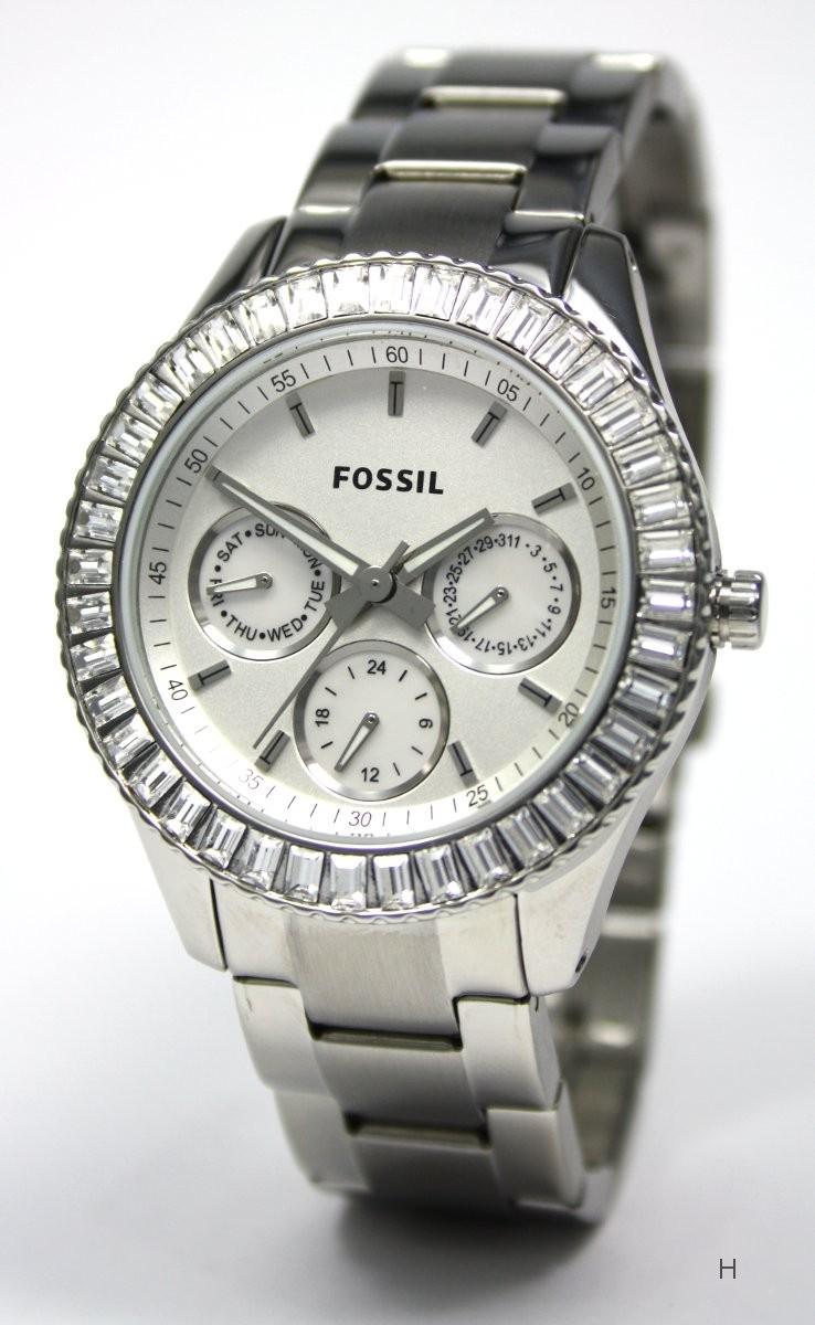 Foto Fossil ES2956 Stella Baguette Reloj de mujer - pedrería - correa de ac