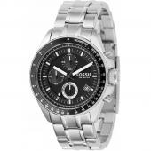 Foto Fossil Gents Black Chronograph Stainless Steel Bracelet Watch