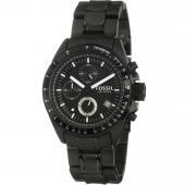 Foto Fossil Gents Black Stainless Steel Chronograph Watch