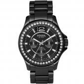 Foto Fossil Stylish Black Ceramic Chronograph Wristwatch CE1011