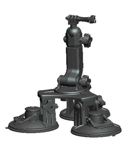 Foto Foto-video Aee Triple Suction Cup Mount