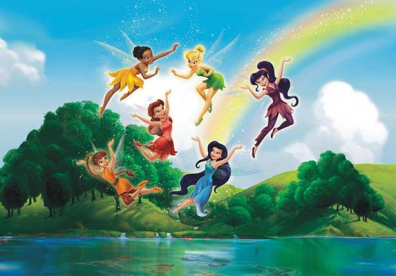 Foto Fotomural infantil Hadas de Disney