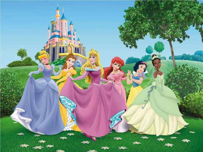 Foto Fotomural infantil Princesas de Disney