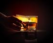 Foto FotoMural Two glasses of whiskey