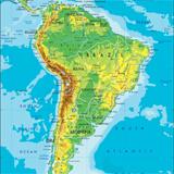 Foto Fotomurales - Mapas Murales - América del Sur 2