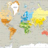 Foto Fotomurales - Mapas Murales - Mapa Mundo Político 3