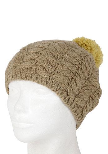 Foto Foursquare Womens Mop Top Beanie desert eagle