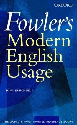 Foto Fowler's Modern English Usage