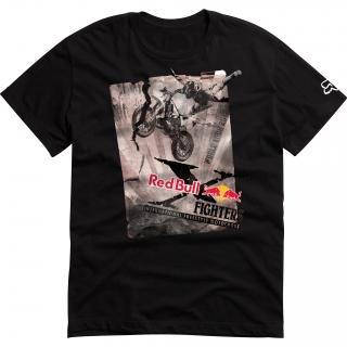 Foto Fox Camiseta Red Bull Posterized Negro 2012