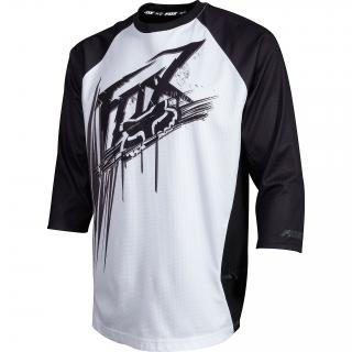 Foto Fox Maillot Covert Mangas 3/4 Negro Blanco 2012