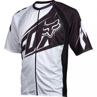 Foto Fox Maillot Livewire Mangas Cortas Blanco 2012