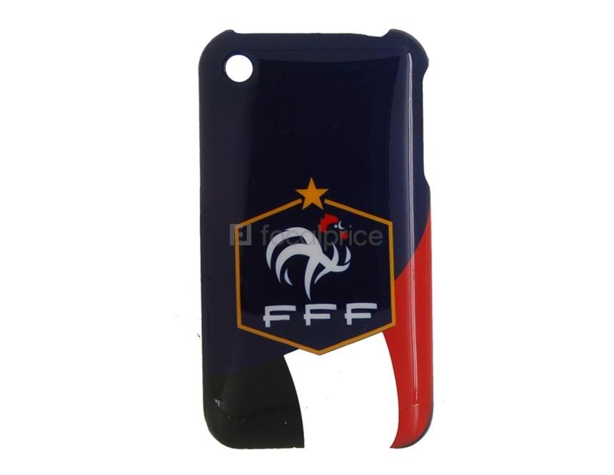 Foto Francia Patrón emblema equipo duro de la contraportada para el iPhone 3G/3GS