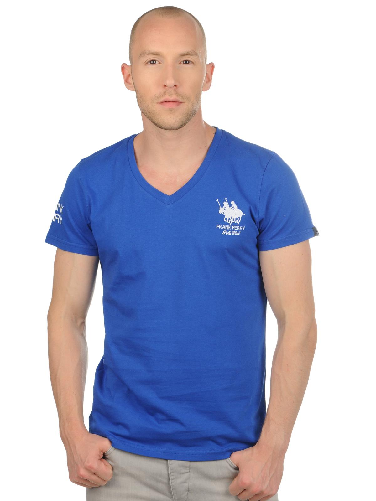 Foto Frank Ferry Polo Club Camiseta azul real L