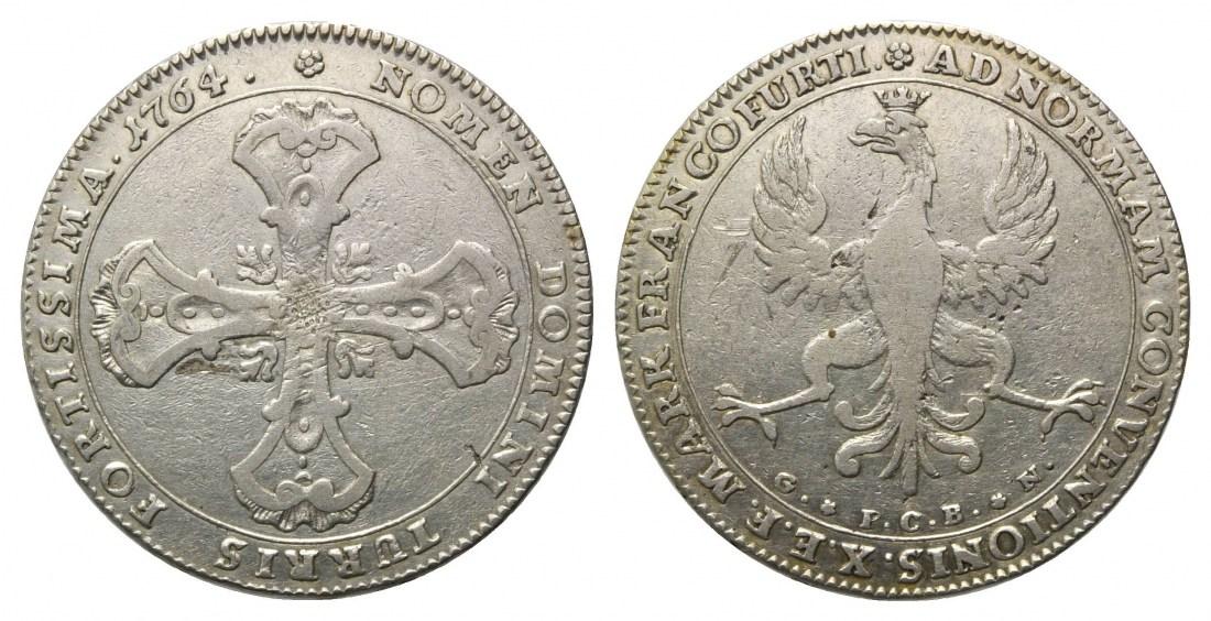 Foto Frankfurt am Main, Konventionstaler 1764 G Pcb N,