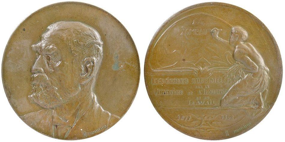 Foto Frankreich, a d 25 Amtsjubiläum v Eugene Rombaut,