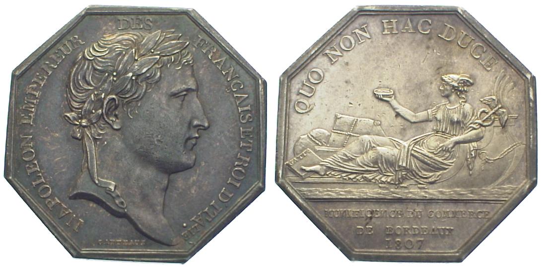 Foto Frankreich Bordeaux Silbermedaille 1807