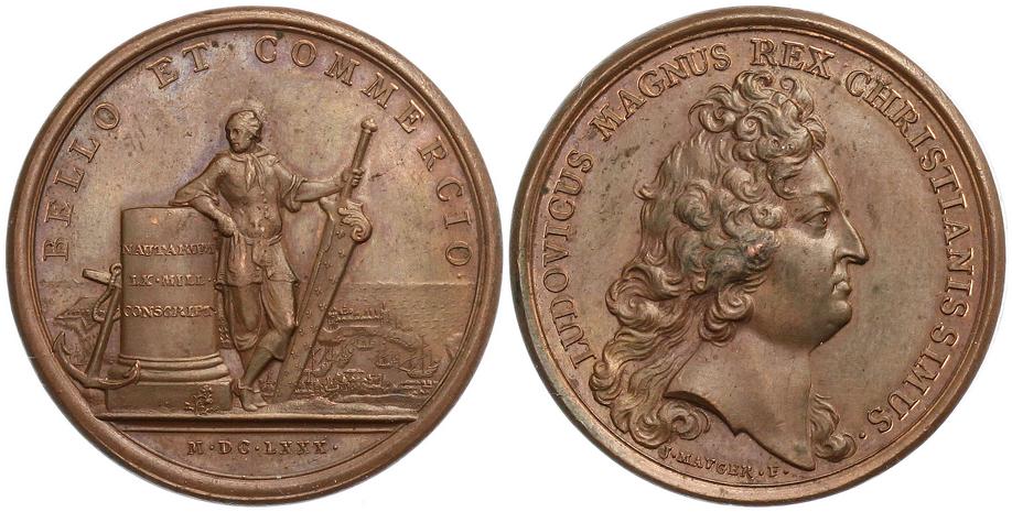 Foto Frankreich Bronzemedaille 1680