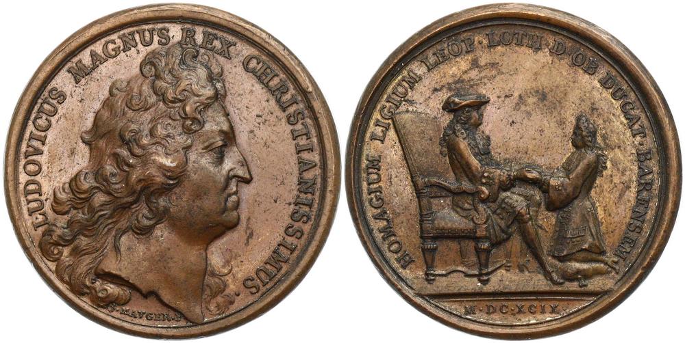 Foto Frankreich Bronzemedaille 1699