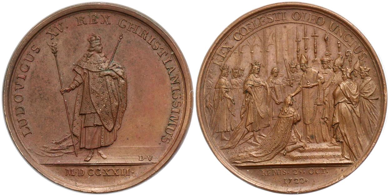 Foto Frankreich Bronzemedaille 1722