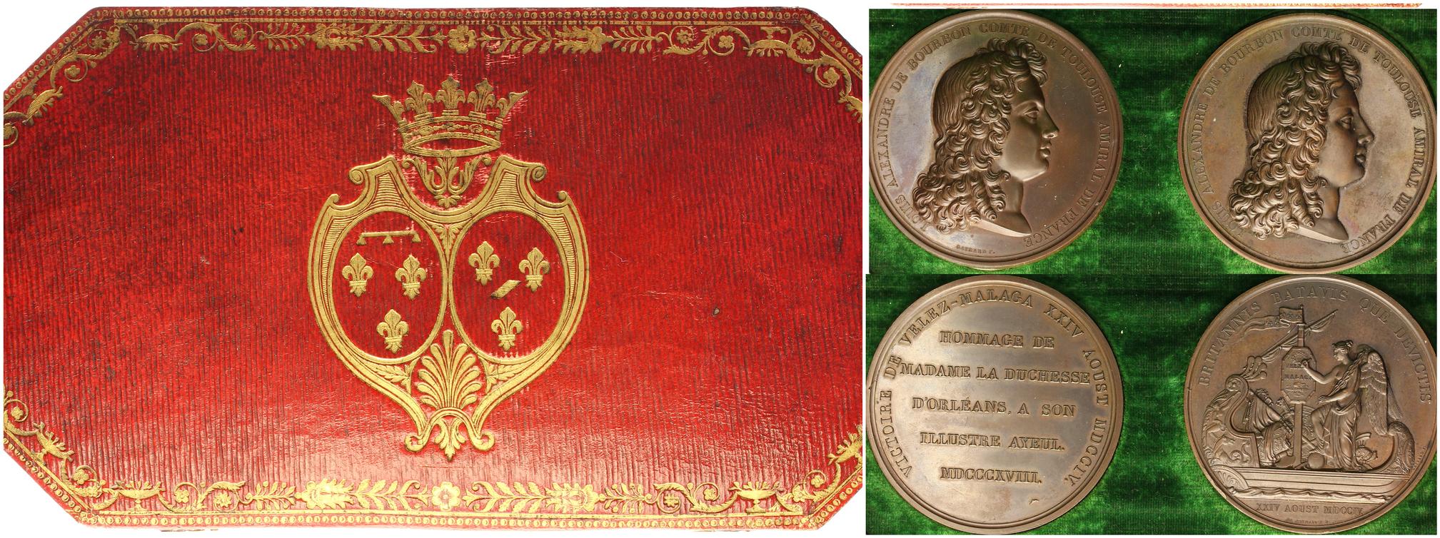 Foto Frankreich Bronzemedaillen 1814-1824