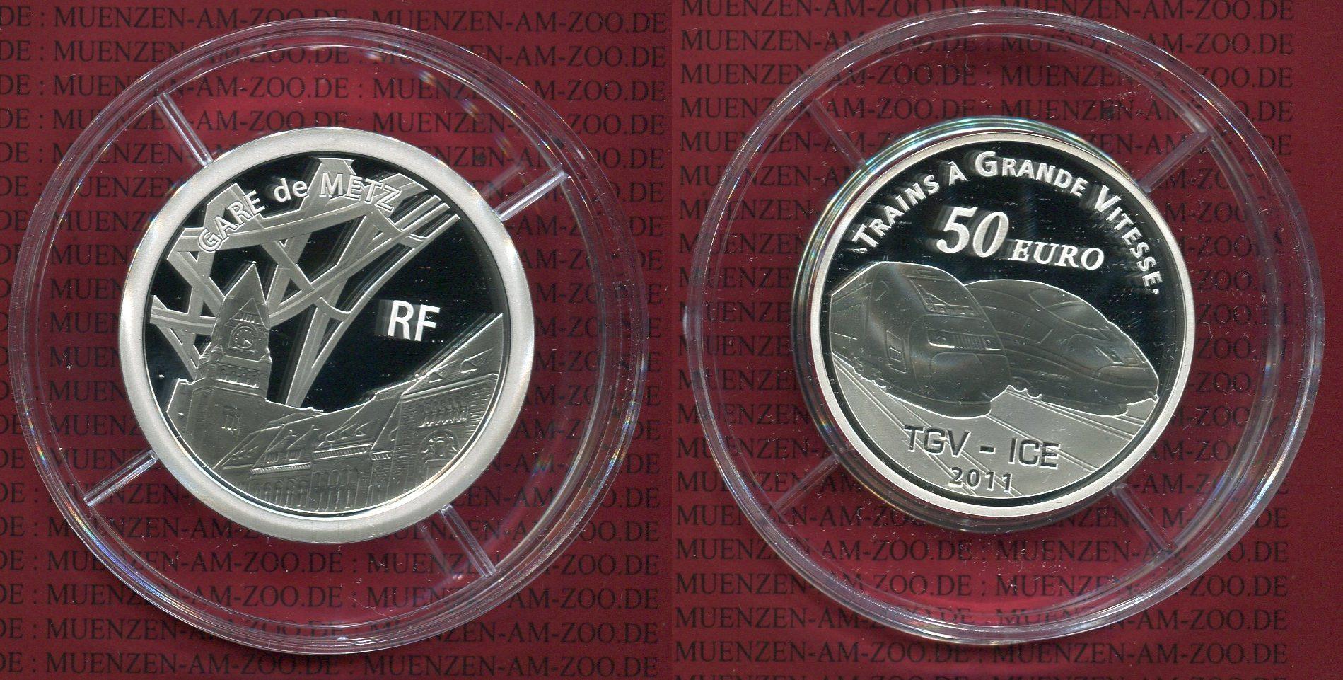 Foto Frankreich France 50 Euro Silbermünze 2011