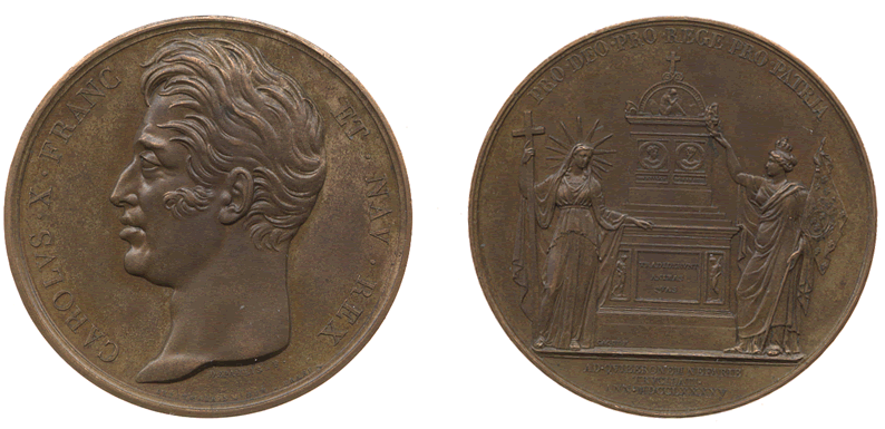 Foto Frankreich France Medaille 1829