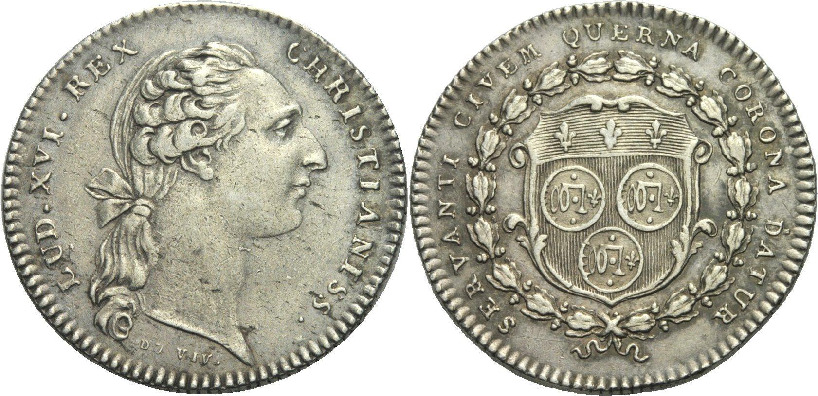 Foto Frankreich Jeton 1774 1793
