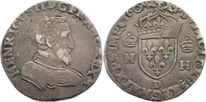 Foto Frankreich Teston 1560 D