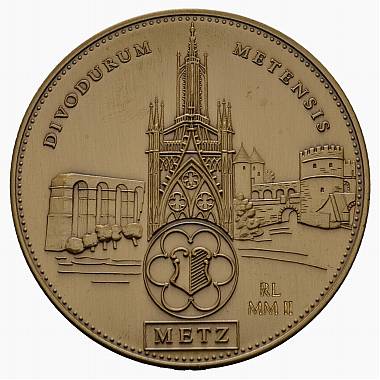 Foto Frankreich/Lothringen Einseitige Ae-Medaille (Gravur 2002) o J